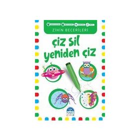 Çiz Sil Yeniden Çiz Yeşil Kitap - Martı Çocuk Yayınları