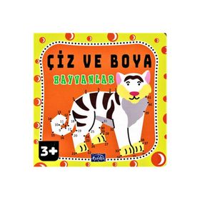 Çiz ve Boya Hayvanlar 3 Yaş Kollektif Parıltı Yayıncılık