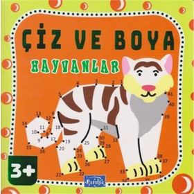 Çiz ve Boya Hayvanlar 3 Yaş Kollektif Parıltı Yayıncılık