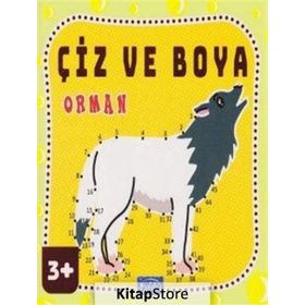 Çiz ve Boya Orman 3 Yaş Kollektif Parıltı Yayıncılık