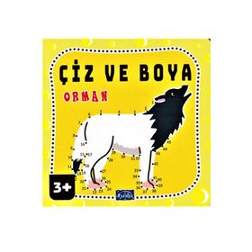 Çiz ve Boya Orman 3 Yaş Kollektif Parıltı Yayıncılık