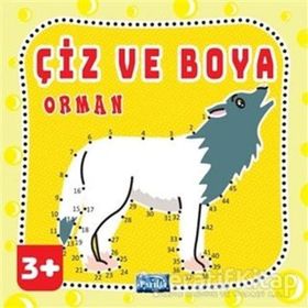 Çiz ve Boya Orman 3 Yaş Kollektif Parıltı Yayıncılık