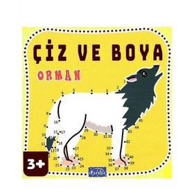 Çiz ve Boya Orman-Parıltı Yayınları