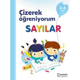 Çizerek Öğreniyorum - Şekiller ve Renkler 3-4 Yaş Uçanbalık Yayınları