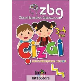 Çizgi 3 - 4 Yaş - Zihinsel Becerilerimi Geliştiriyorum - Kolektif