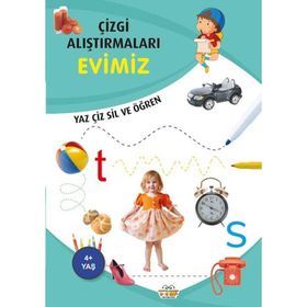 Çizgi Alıştırmaları Evimiz - 0-6 Yaş Yayınları