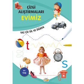 Çizgi Alıştırmaları Evimiz - 0-6 Yaş Yayınları
