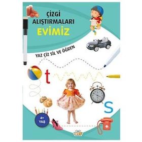 Çizgi Alıştırmaları Evimiz - 0-6 Yaş Yayınları