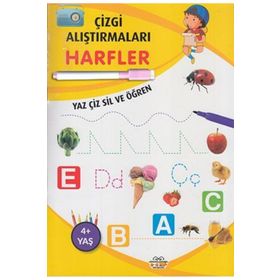 Çizgi Alıştırmaları Harfler - 0-6 Yaş Yayınları
