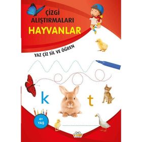 Çizgi Alıştırmaları Hayvanlar - 0-6 Yaş Yayınları