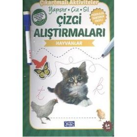 Çizgi Alıştırmaları - Hayvanlar - Ülkü Unsu
