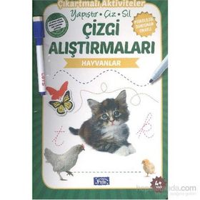 Çizgi Alıştırmaları - Hayvanlar - Ülkü Unsu