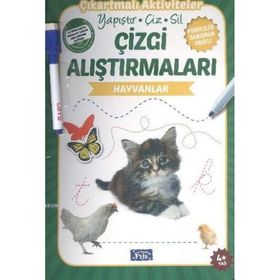 Çizgi Alıştırmaları - Hayvanlar - Ülkü Unsu