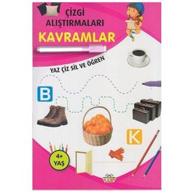 Çizgi Alıştırmaları Kavramlar - 0-6 Yaş Yayınları