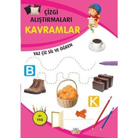 Çizgi Alıştırmaları Kavramlar - 0-6 Yaş Yayınları