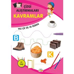Çizgi Alıştırmaları Kavramlar - 0-6 Yaş Yayınları