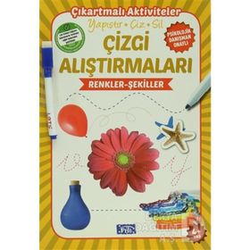 Çizgi Alıştırmaları Renkler - Şekiller - Ülkü Unsu