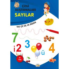 Çizgi Alıştırmaları Sayılar - 0-6 Yaş Yayınları