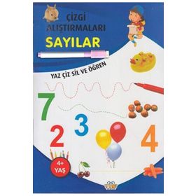 Çizgi Alıştırmaları Sayılar - 0-6 Yaş Yayınları