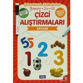 Çizgi Alıştırmaları - Sayılar - Ülkü Unsu