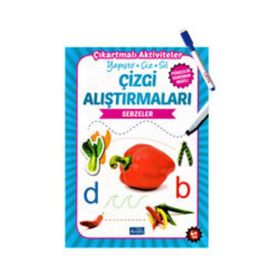 Çizgi Alıştırmaları - Sebzeler - Parıltı