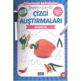 Çizgi Alıştırmaları - Sebzeler - Ülkü Unsu