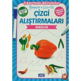 Çizgi Alıştırmaları - Sebzeler - Ülkü Unsu
