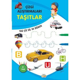 Çizgi Alıştırmaları Taşıtlar - 0-6 Yaş Yayınları