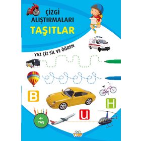 Çizgi Alıştırmaları Taşıtlar - 0-6 Yaş Yayınları