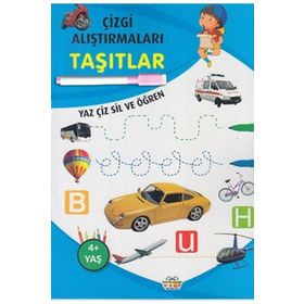 Çizgi Alıştırmaları Taşıtlar - 0-6 Yaş Yayınları