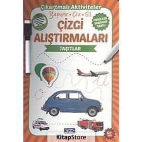 Çizgi Alıştırmaları - Taşıtlar - Ülkü Unsu