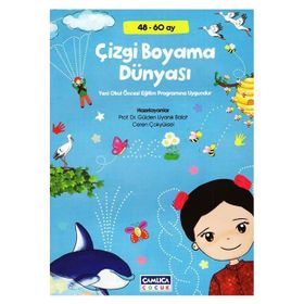 Çizgi Boyama Dünyası Çamlıca Çocuk Yayınları