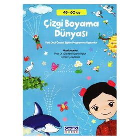 Çizgi Boyama Dünyası Çamlıca Çocuk Yayınları
