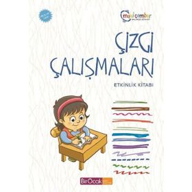 Çizgi Çalışmaları Etkinlik Kitabı 48 Ay - Elif Alkan