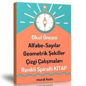 Çizgi Çalışmaları Kitabı Okul Öncesi Alfabe-Sayılar-Şekiller