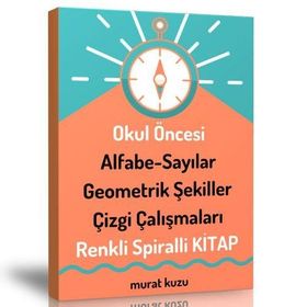 Çizgi Çalışmaları Kitabı Okul Öncesi Alfabe-Sayılar-Şekiller