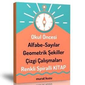Çizgi Çalışmaları Kitabı Okul Öncesi Alfabe-Sayılar-Şekiller