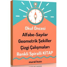 Çizgi Çalışmaları Kitabı Okul Öncesi Alfabe-Sayılar-Şekiller