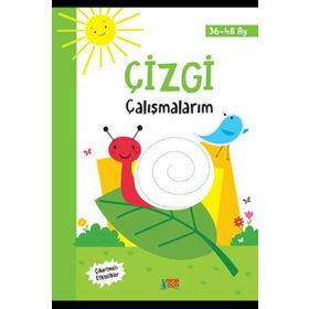 Çizgi Çalışmalarım 36-48 Ay - Minik Ada Yayınları