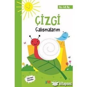Çizgi Çalışmalarım 36-48 Ay - Minik Ada Yayınları
