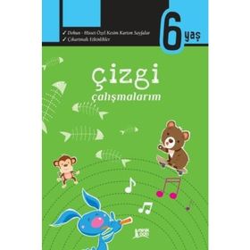 Çizgi Çalışmalarım 6 Yaş Kollektif Minik Ada Yayınları