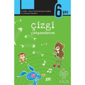 Çizgi Çalışmalarım 6 Yaş Kollektif Minik Ada Yayınları