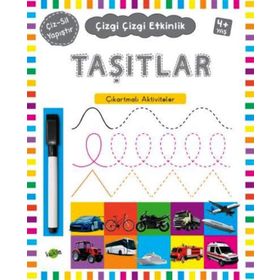 Çizgi Çizgi Etkinlik -Taşıtlar - Kukla Yayınları