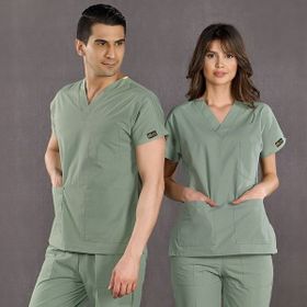 Çizgi Medikal Dr Greys Küf Yeşili Terikoton Takım