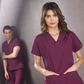 Çizgi Medikal Dr Greys Mürdüm Terikoton Takım