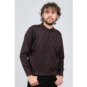 Çizgi Triko 42544213 Koyu Erkek Kazak