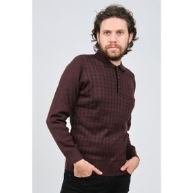 Çizgi Triko 42544216 Bordo Erkek Kazak