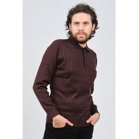 Çizgi Triko 42544216 Bordo Erkek Kazak