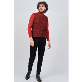 Çizgi Triko 42564229 Bordo Erkek Kazak