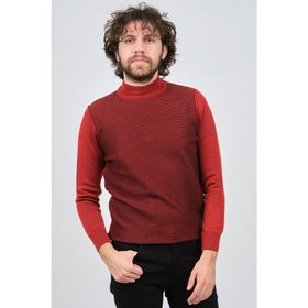 Çizgi Triko 42564229 Bordo Erkek Kazak